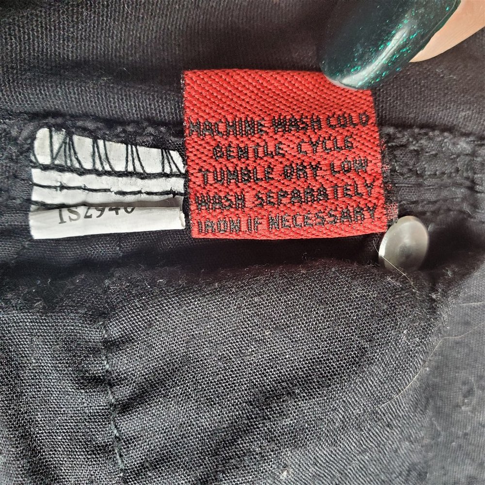 Tripp NYC black skinny jeans with silver rivets safety pins, Size 7 - Picture 9 of 13
